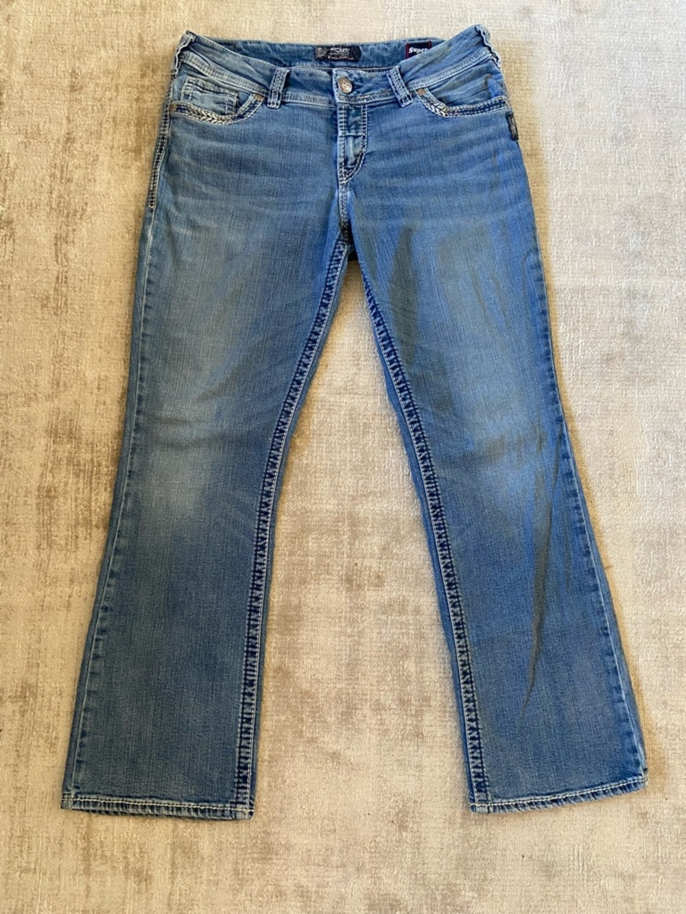 Silver Jeans Suki Bootcut Jeans super stretch soooooo comfy!